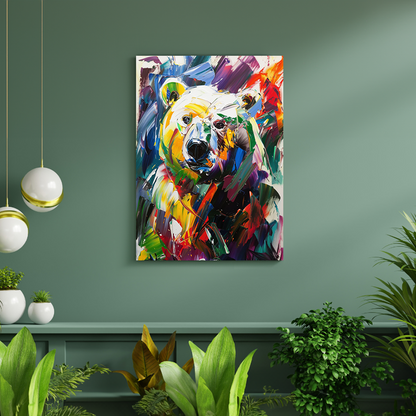 tiere-poster-leinwand-wandbilder-eisbaren