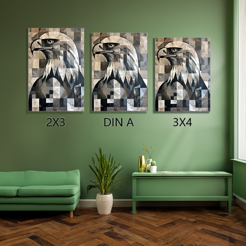 tiere-wandbilder-leinwand-poster-adler-bildgroessen-vergleich