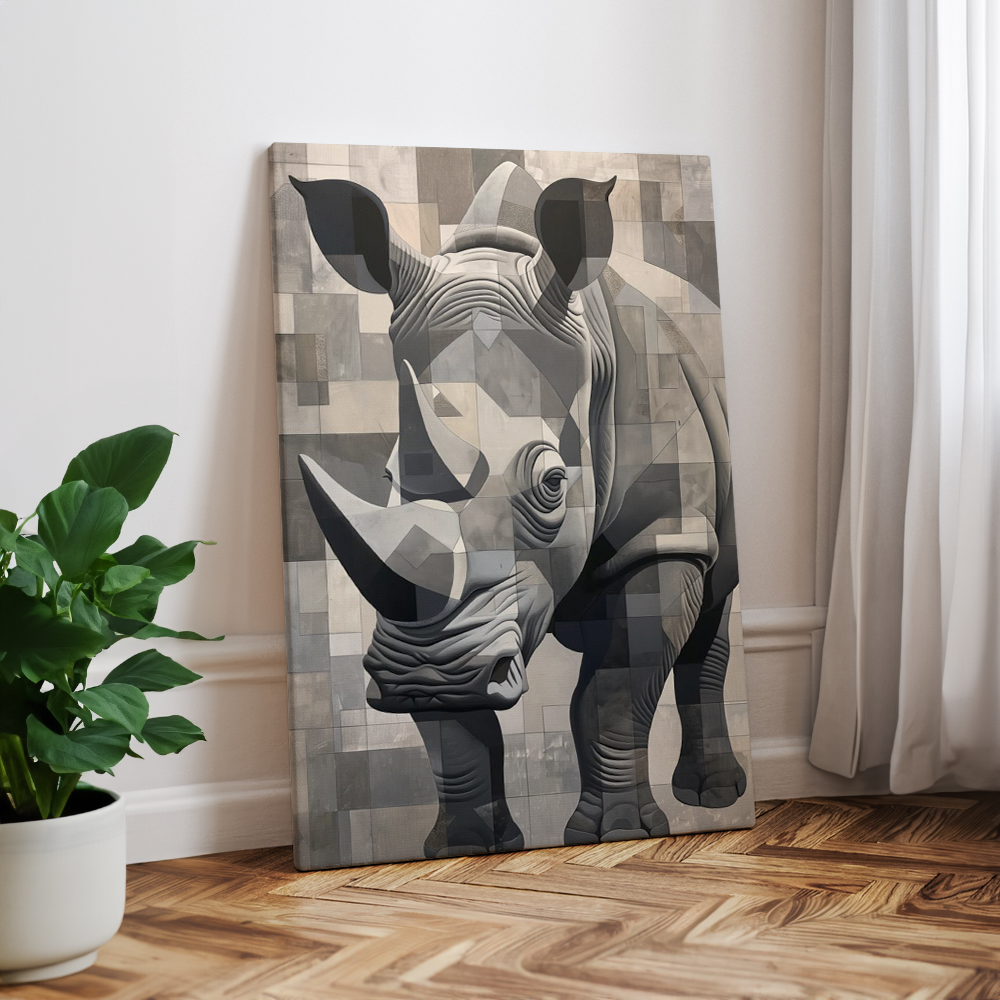     tiere-wandbilder-leinwand-poster-breitmaulnashorn-2x3