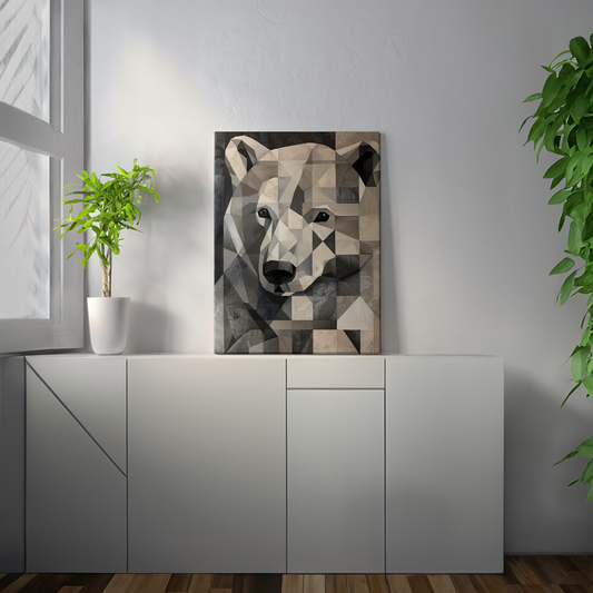 tiere-wandbilder-leinwand-poster-eisbar-3x4