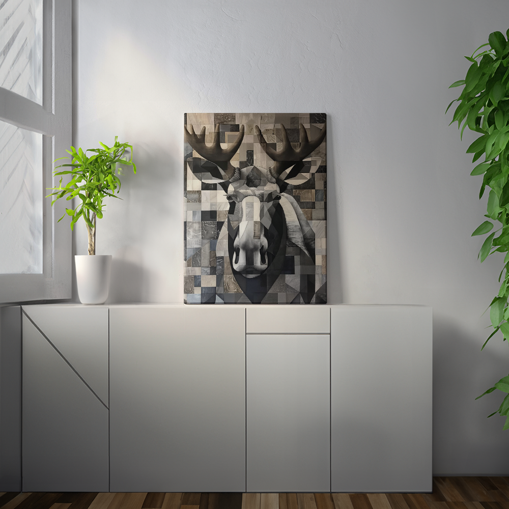 tiere-wandbilder-leinwand-poster-elch-3x4