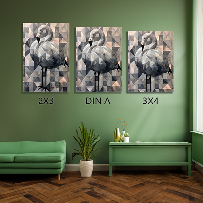 tiere-wandbilder-leinwand-poster-flamingo-bildgroessen-vergleich