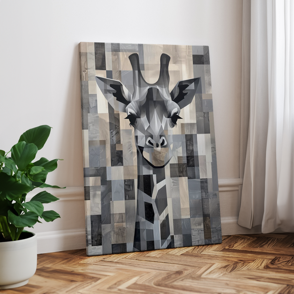 tiere-wandbilder-leinwand-poster-giraffen-2x3