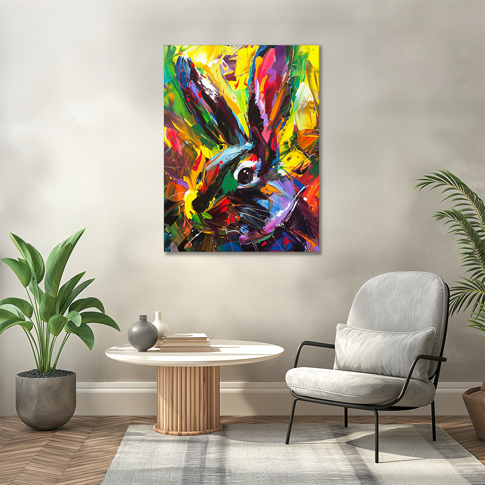 tiere-wandbilder-leinwand-poster-hase