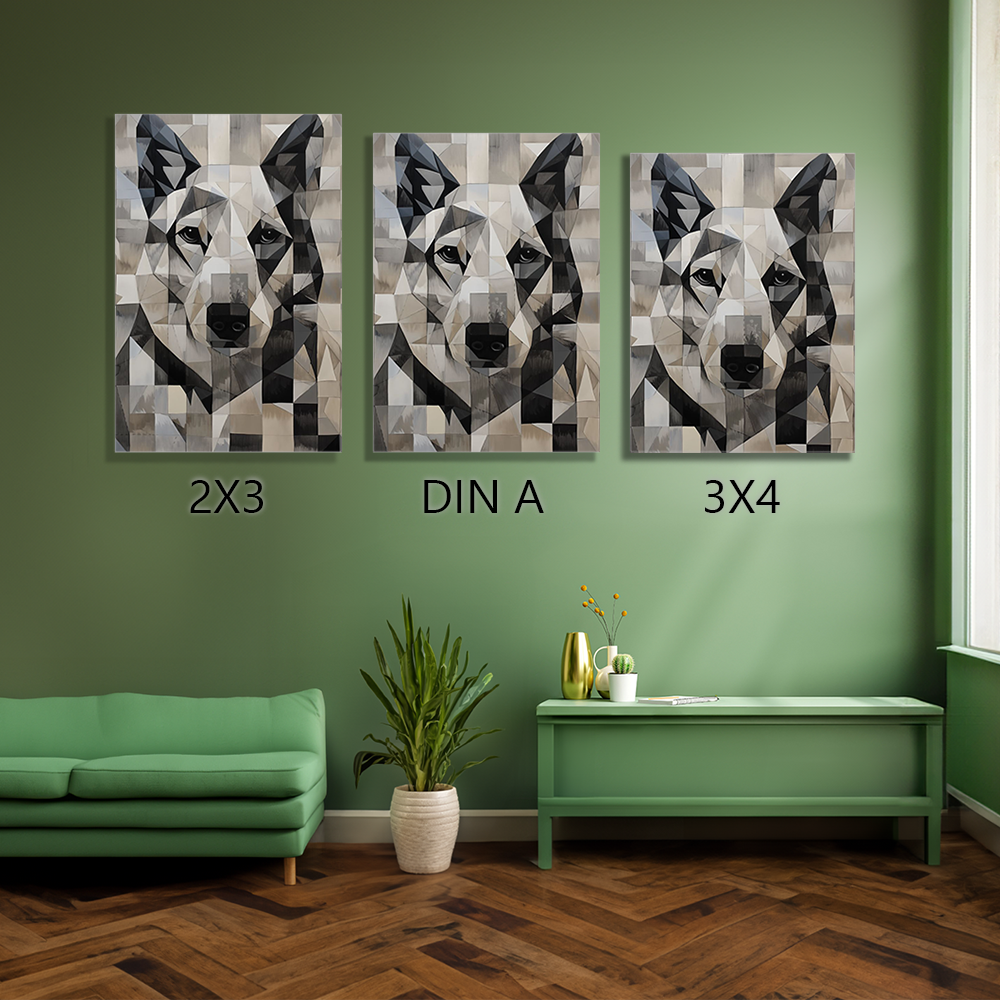 tiere-wandbilder-leinwand-poster-hund-3-bildgroessen-vergleich