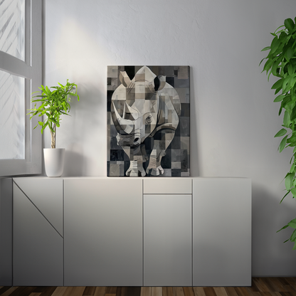 tiere-wandbilder-leinwand-poster-nashorn-3x4