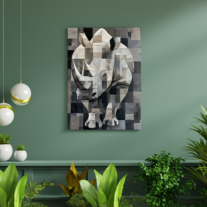 tiere-wandbilder-leinwand-poster-nashorn-DIN