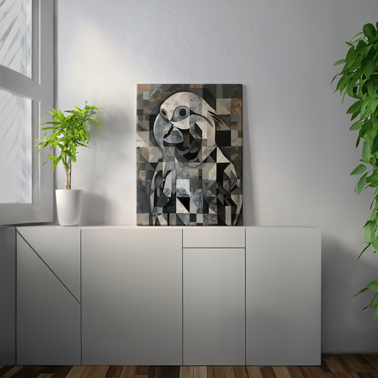 tiere-wandbilder-leinwand-poster-papagei-3x4