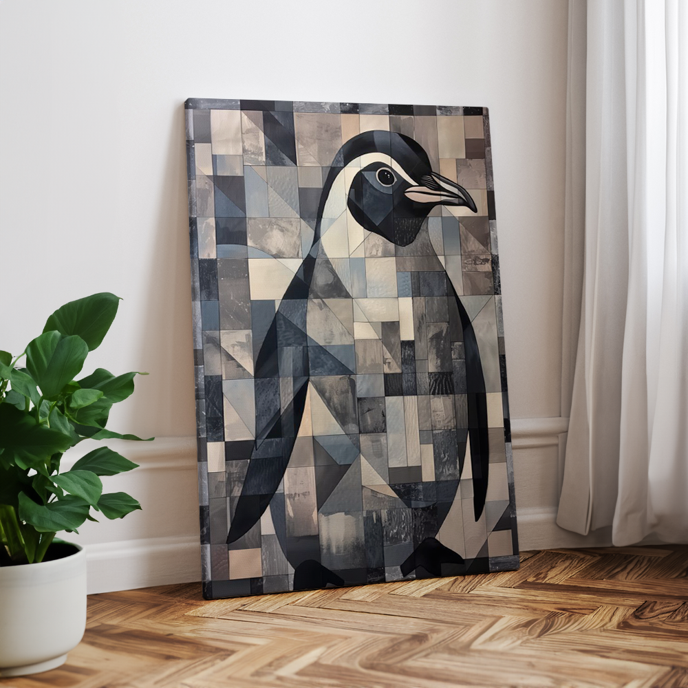 tiere-wandbilder-leinwand-poster-pinguin-2x3