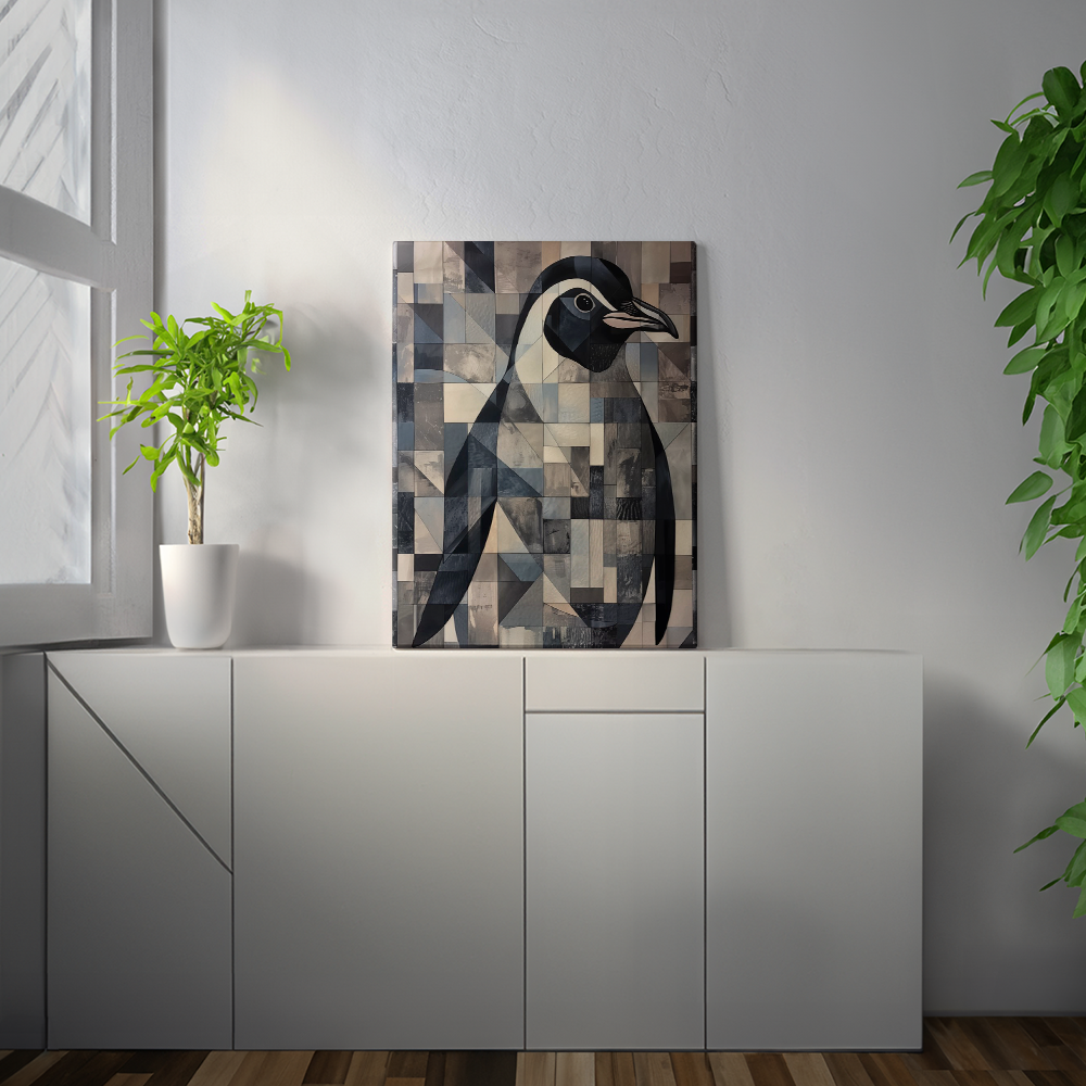 tiere-wandbilder-leinwand-poster-pinguin-3x4