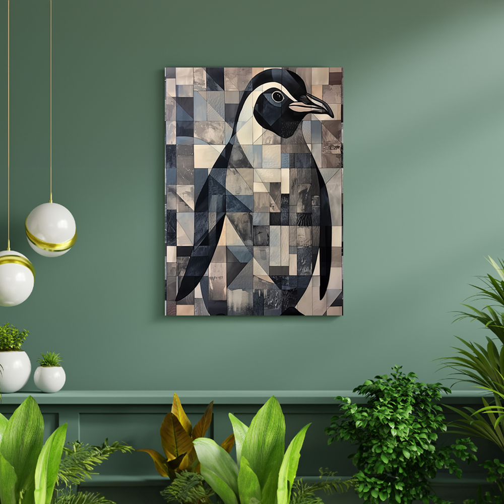 tiere-wandbilder-leinwand-poster-pinguin-DIN