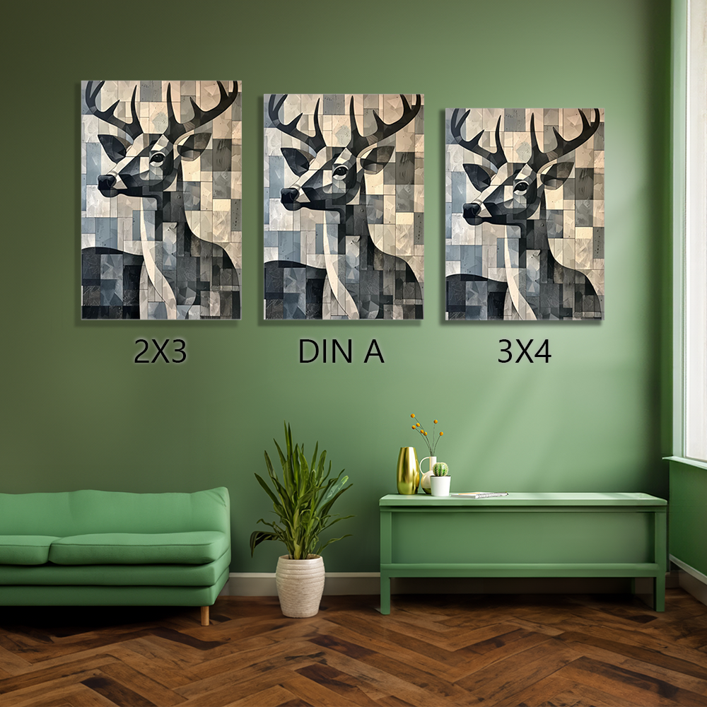 tiere-wandbilder-leinwand-poster-rot-hirsch-bildgroessen-vergleich