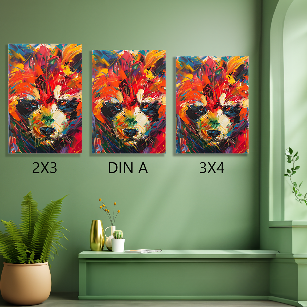 tiere-wandbilder-leinwand-poster-roter-panda