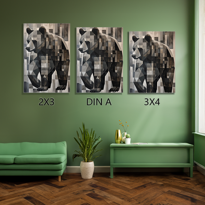  Analyzing image    tiere-wandbilder-leinwand-poster-schwarzbar-bildgroessen-vergleich