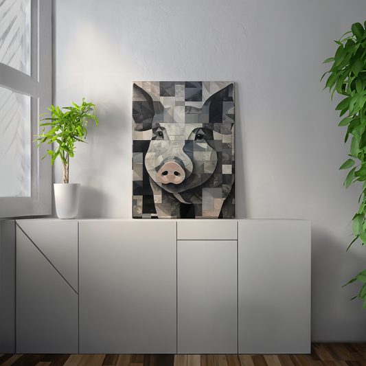 tiere-wandbilder-leinwand-poster-schwein-3x4