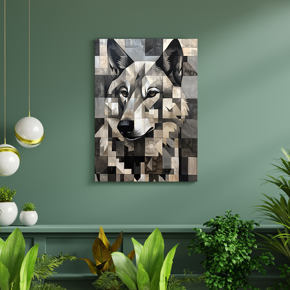 tiere-wandbilder-leinwand-poster-wolf-DIN