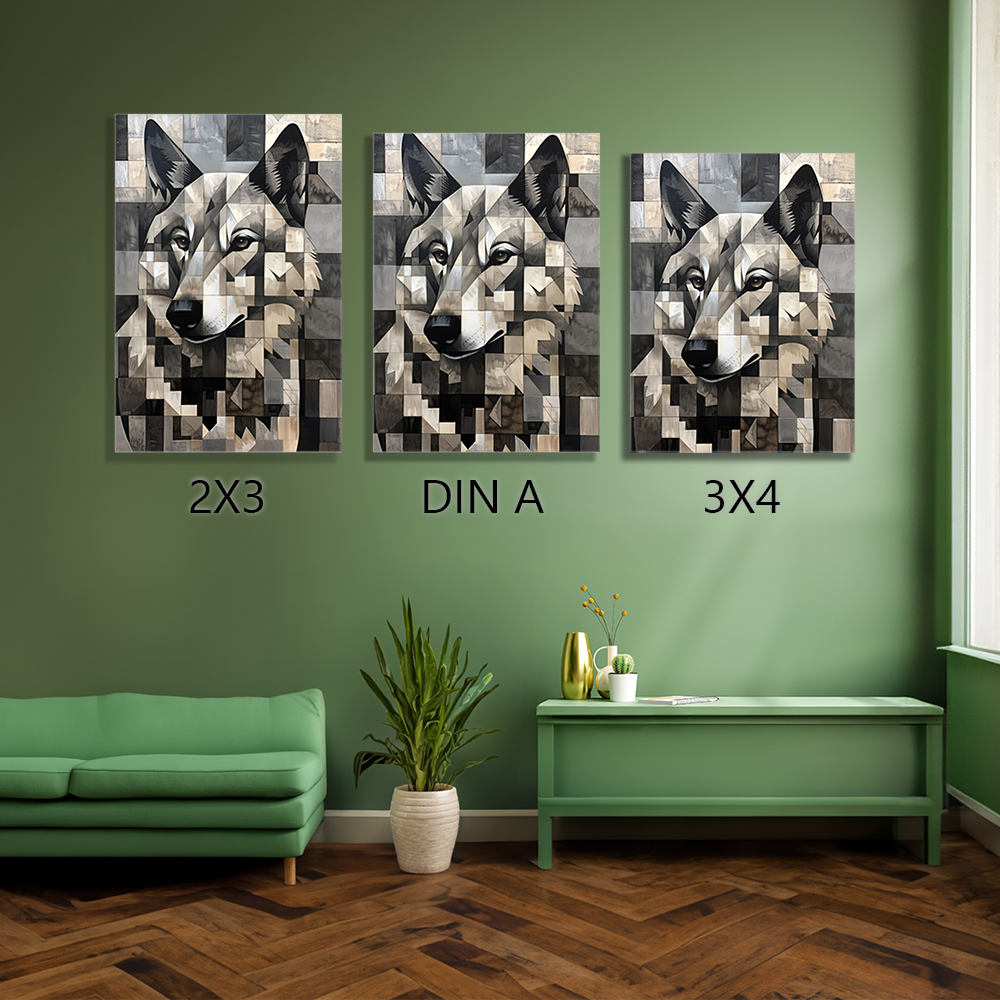 tiere-wandbilder-leinwand-poster-wolf-bildgroessen-vergleich