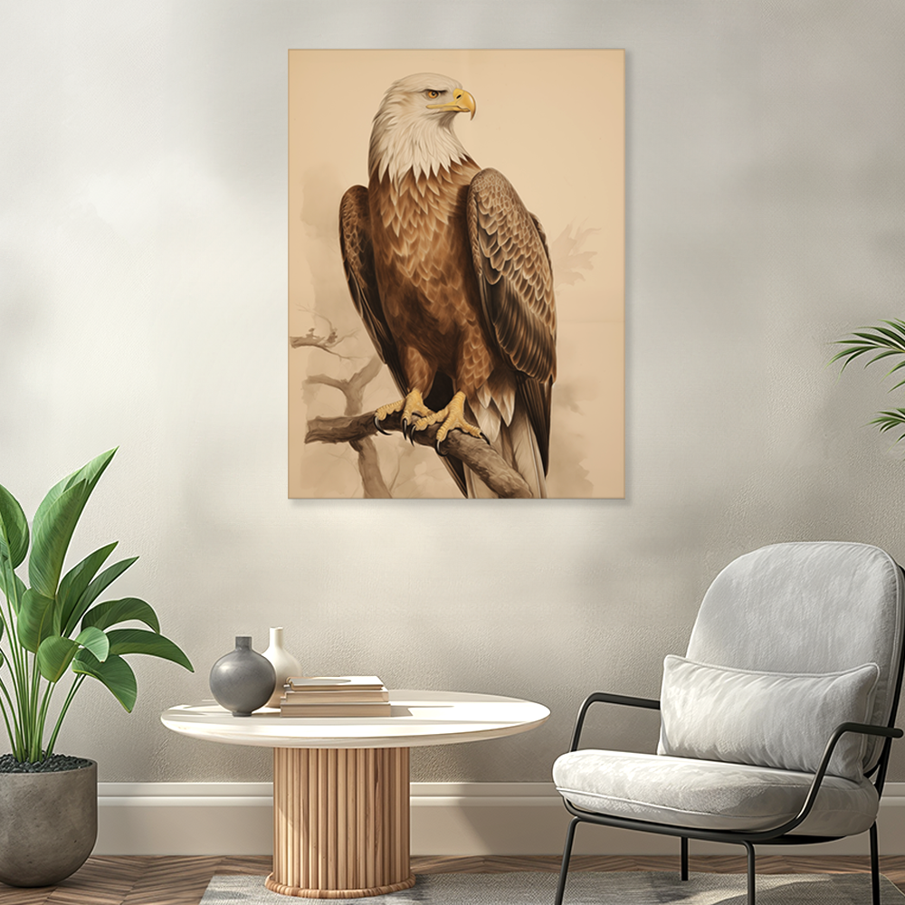 wandbilder-tiere-leinwand-poster-adler-3x4