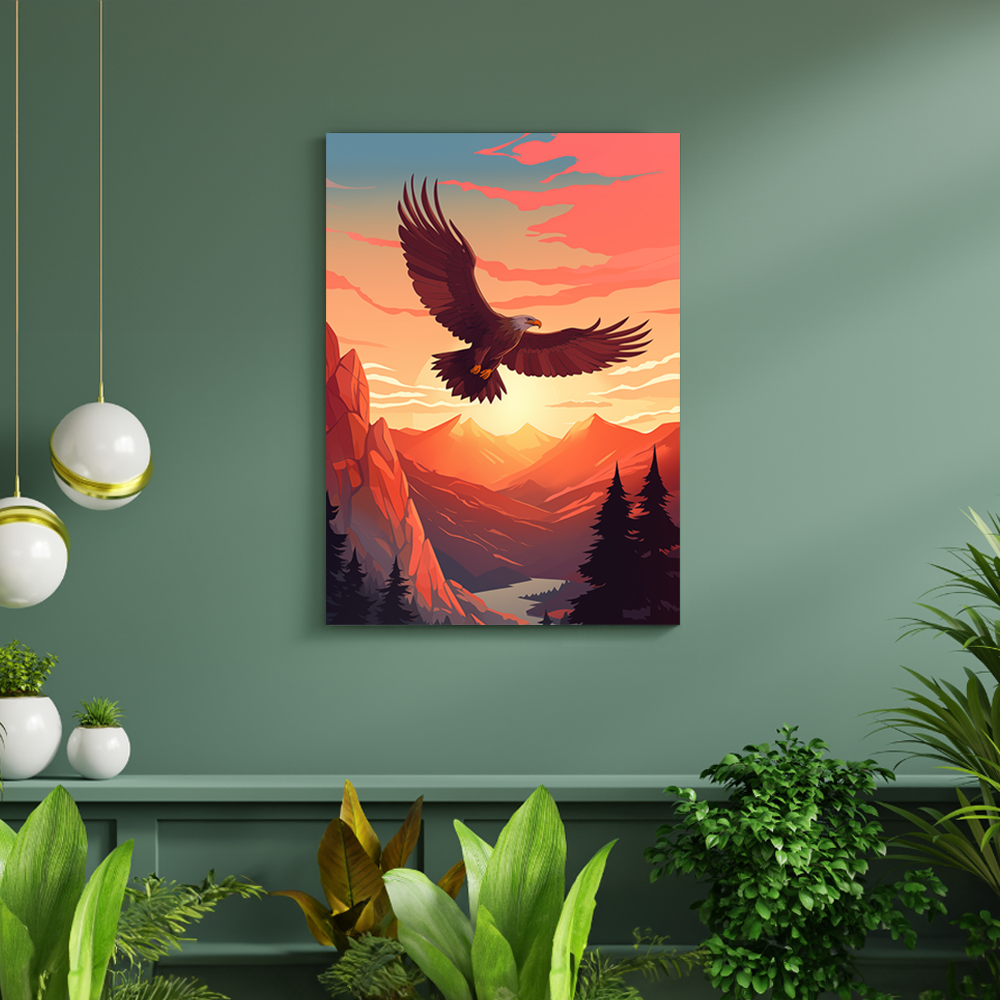 wandbilder-tiere-leinwand-poster-adler-DIN