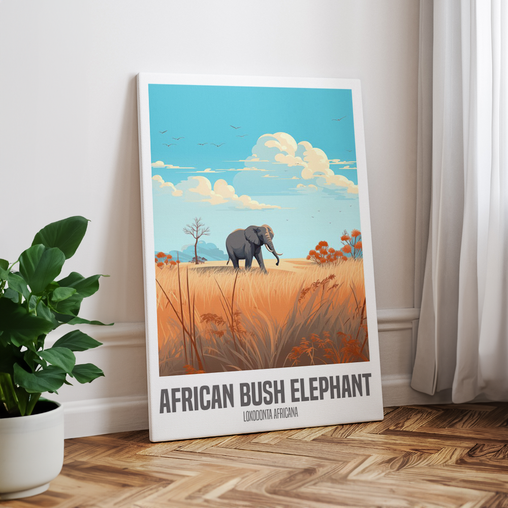 wandbilder-tiere-leinwand-poster-african-bush-elephant-1