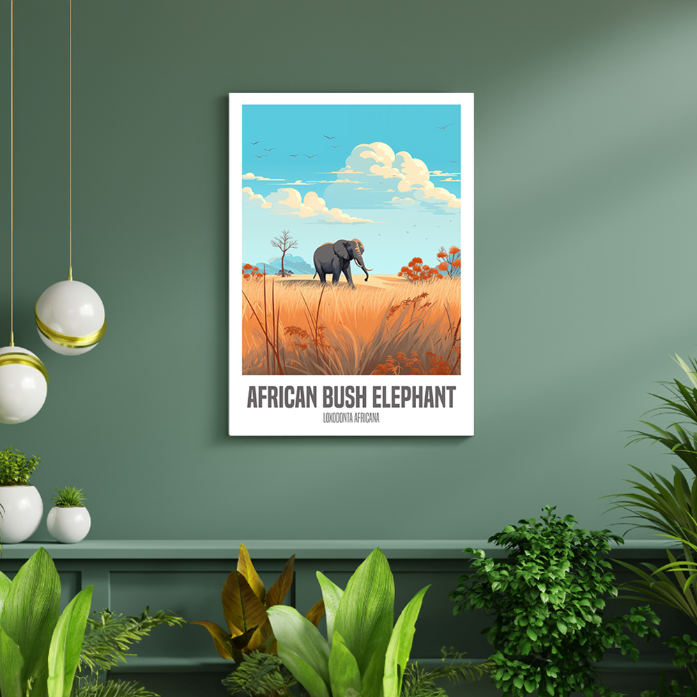 wandbilder-tiere-leinwand-poster-african-bush-elephant-2-DIN-A