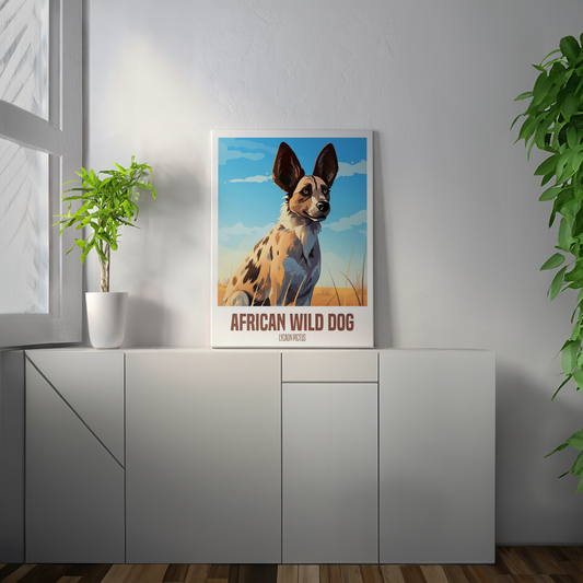 wandbilder-tiere-leinwand-poster-african-wild-dog-2