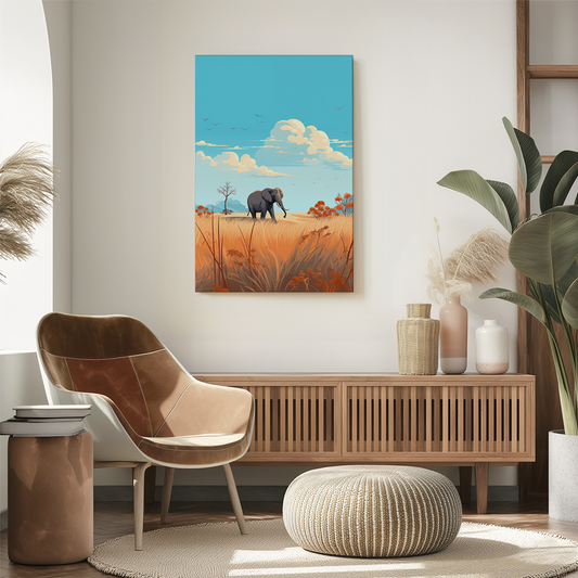 wandbilder-tiere-leinwand-poster-afrikanischer-elefant-0-2x3