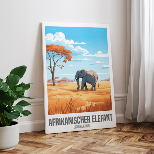 wandbilder-tiere-leinwand-poster-afrikanischer-elefant-11