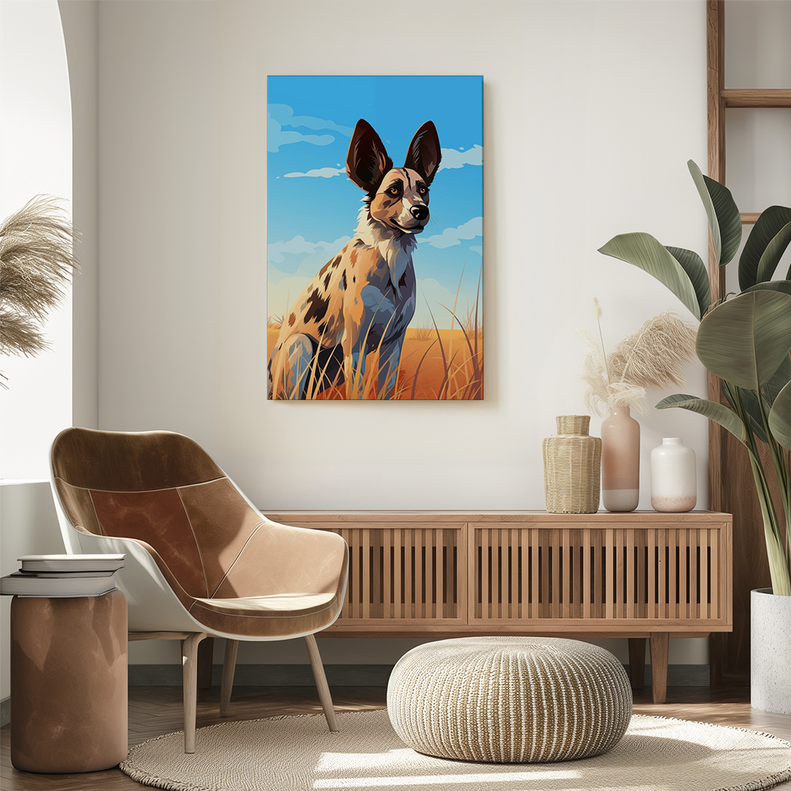 wandbilder-tiere-leinwand-poster-afrikanischer-wildhund-0-2x3