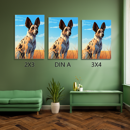 wandbilder-tiere-leinwand-poster-afrikanischer-wildhund-0-3x4-DIN-A-2x3