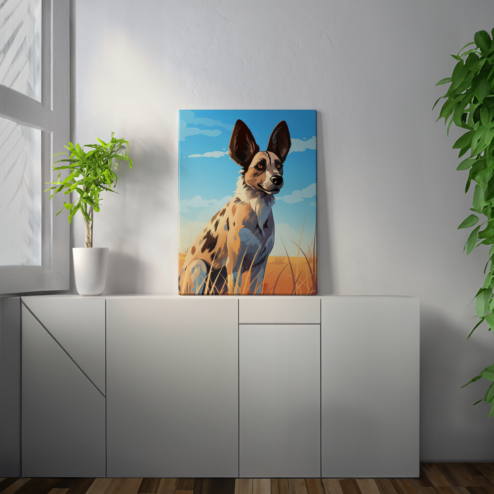 wandbilder-tiere-leinwand-poster-afrikanischer-wildhund-0-3x4