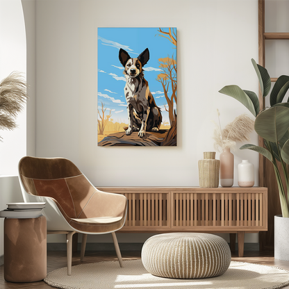 wandbilder-tiere-leinwand-poster-afrikanischer-wildhund-1-2x3