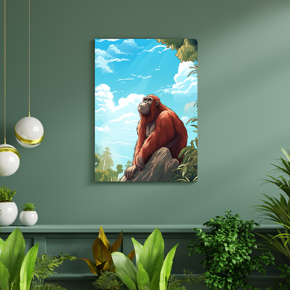 wandbilder-tiere-leinwand-poster-borneo-orang-utan-0-2x3-DIN-A