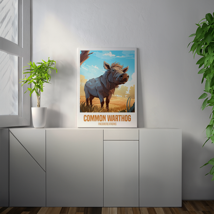 wandbilder-tiere-leinwand-poster-common-warthog-2