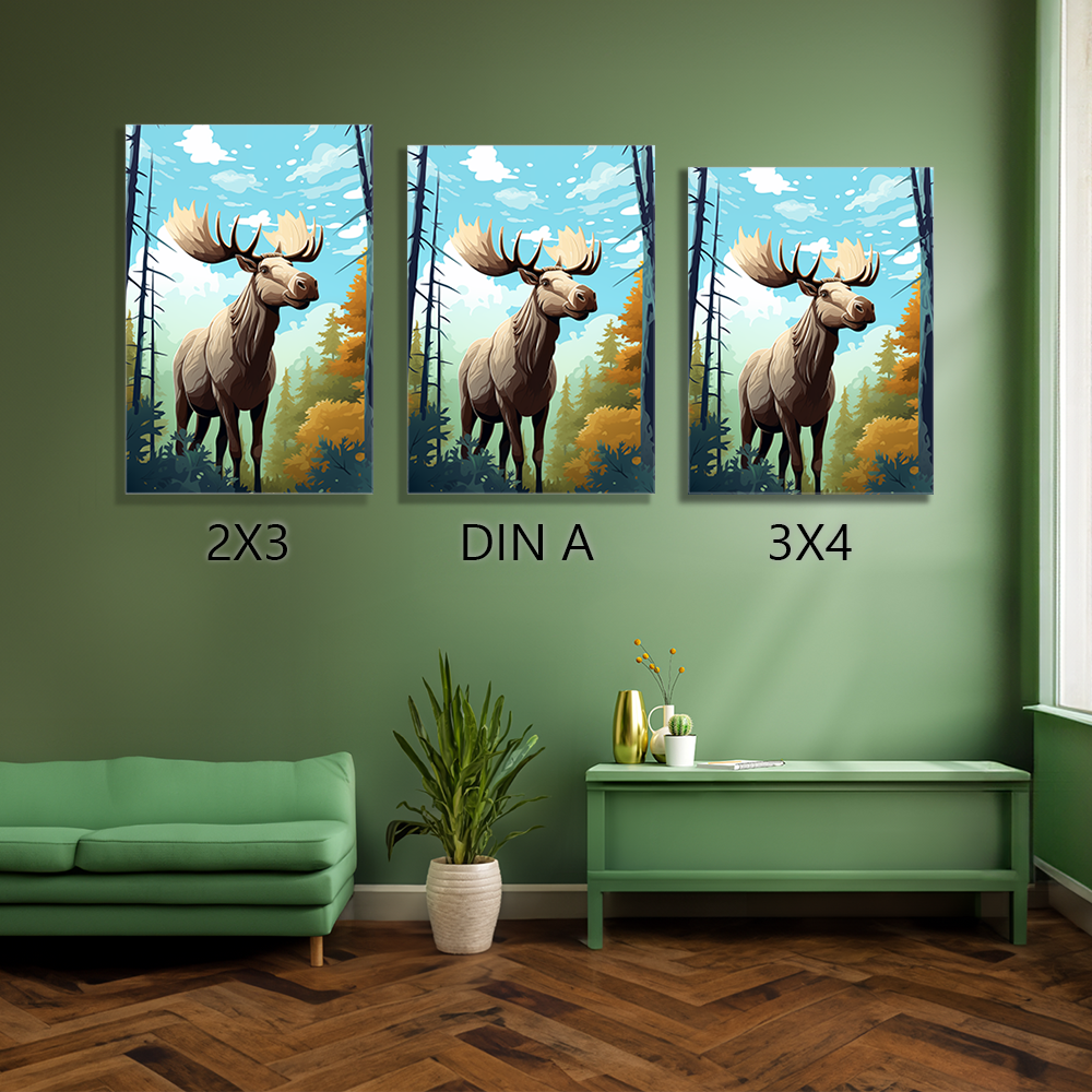 wandbilder-tiere-leinwand-poster-elch-full-formatvergleich