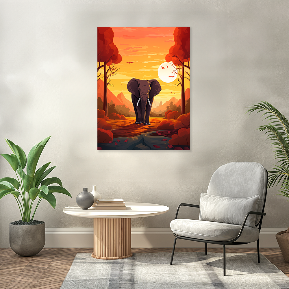 wandbilder-tiere-leinwand-poster-elefant-3x4-3