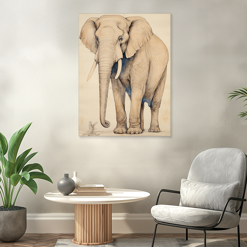 wandbilder-tiere-leinwand-poster-elefant-3x4