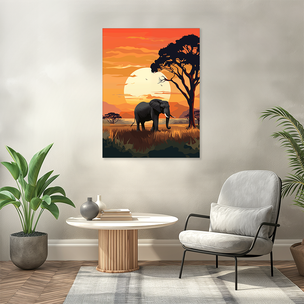 wandbilder-tiere-leinwand-poster-elefant-3x4