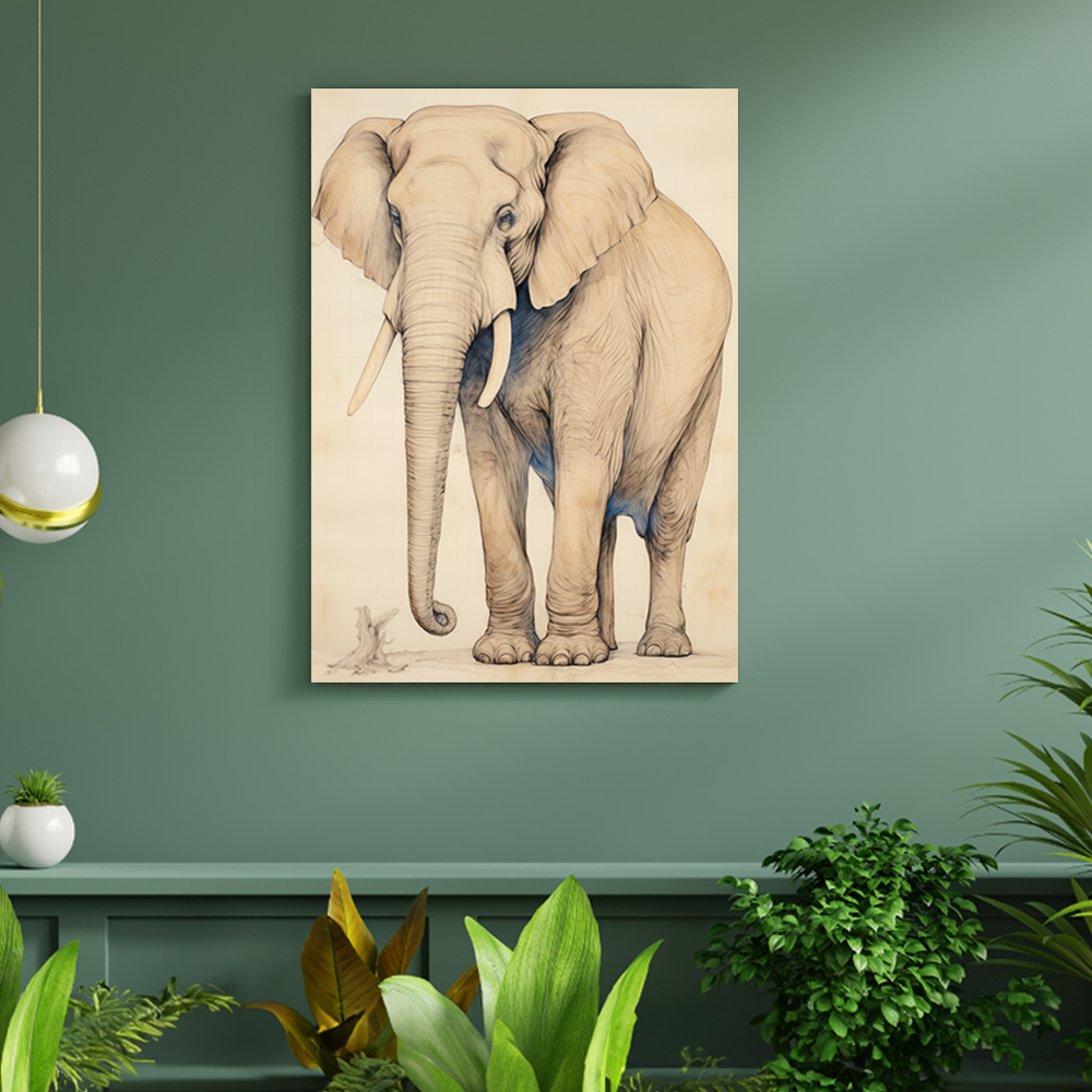 wandbilder-tiere-leinwand-poster-elefant-DIN