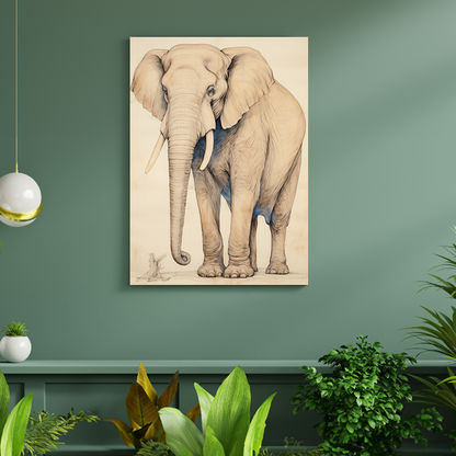 wandbilder-tiere-leinwand-poster-elefant-DIN