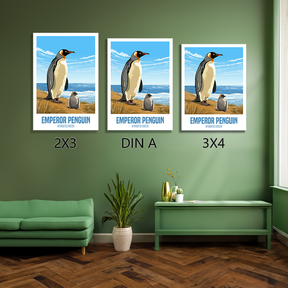 wandbilder-tiere-leinwand-poster-emperor-penguin-formatvergleich