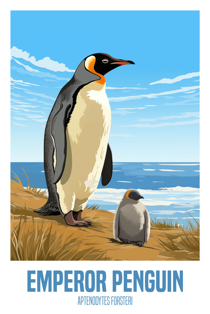 wandbilder-tiere-leinwand-poster-emperor-penguin-gesamtvorschau