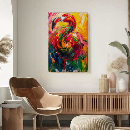 wandbilder-tiere-leinwand-poster-flamingo-2x3