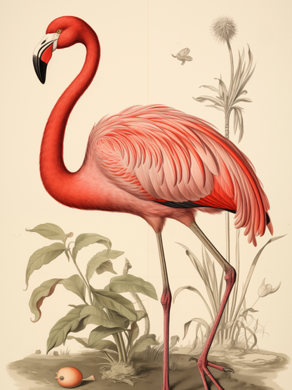 wandbilder-tiere-leinwand-poster-flamingo-vorschau