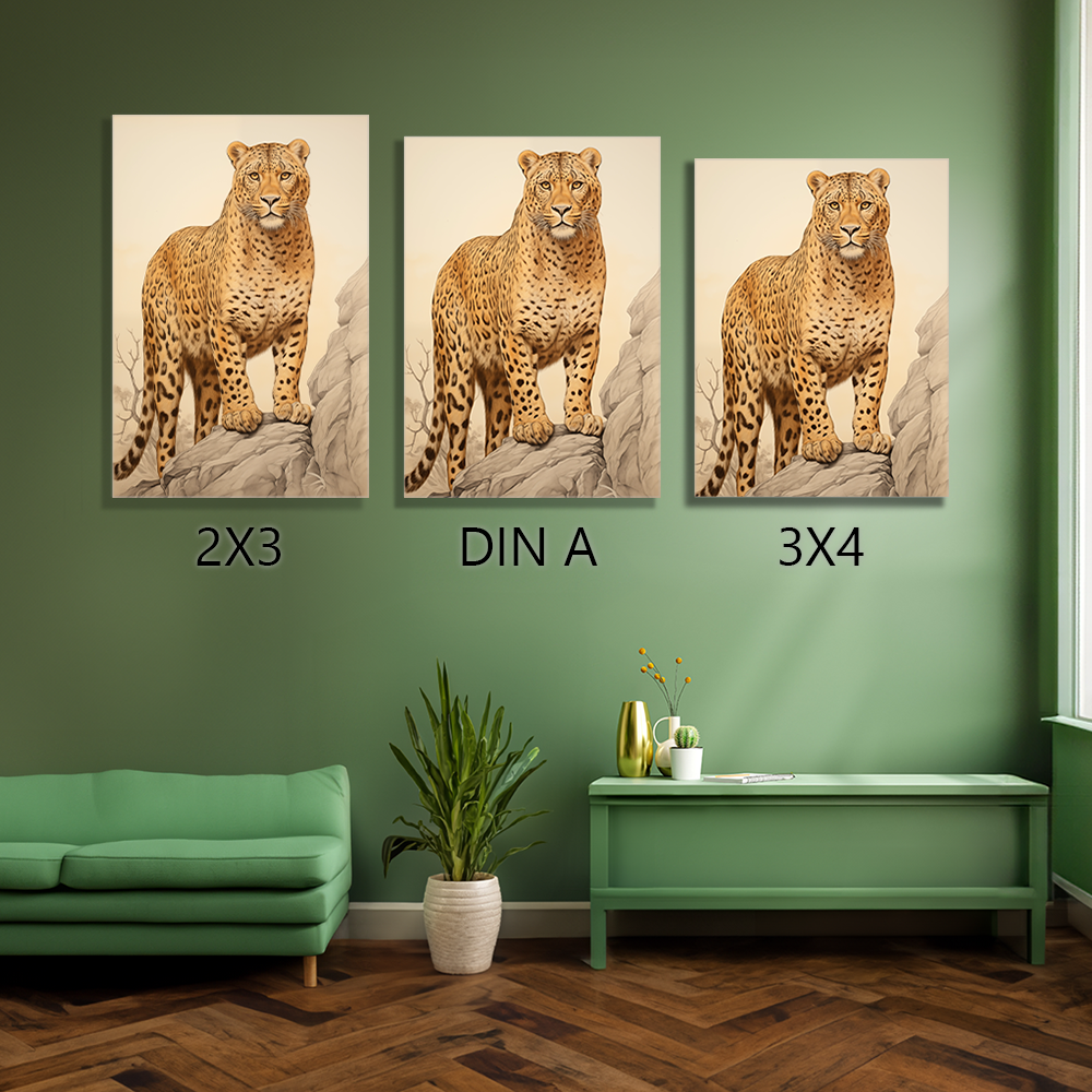 wandbilder-tiere-leinwand-poster-gepard-leinwand-collage