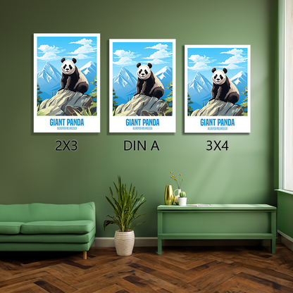 wandbilder-tiere-leinwand-poster-giant-panda