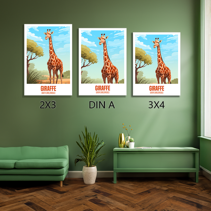  wandbilder-tiere-leinwand-poster-giraffe-formatvergleich