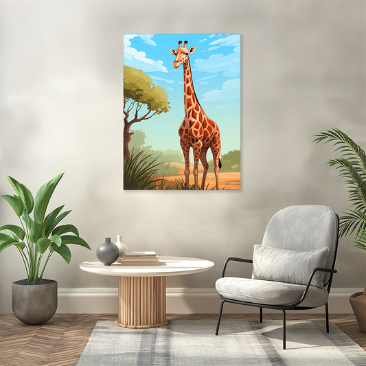 wandbilder-tiere-leinwand-poster-giraffe-full-3x4