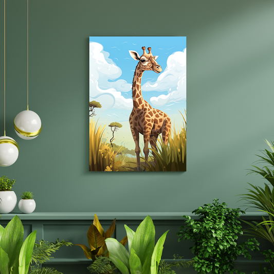 wandbilder-tiere-leinwand-poster-giraffe-full-DIN-2