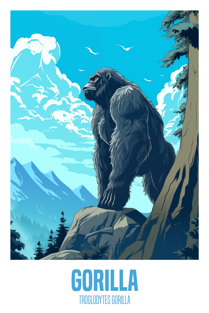 Gorilla - Comic Style